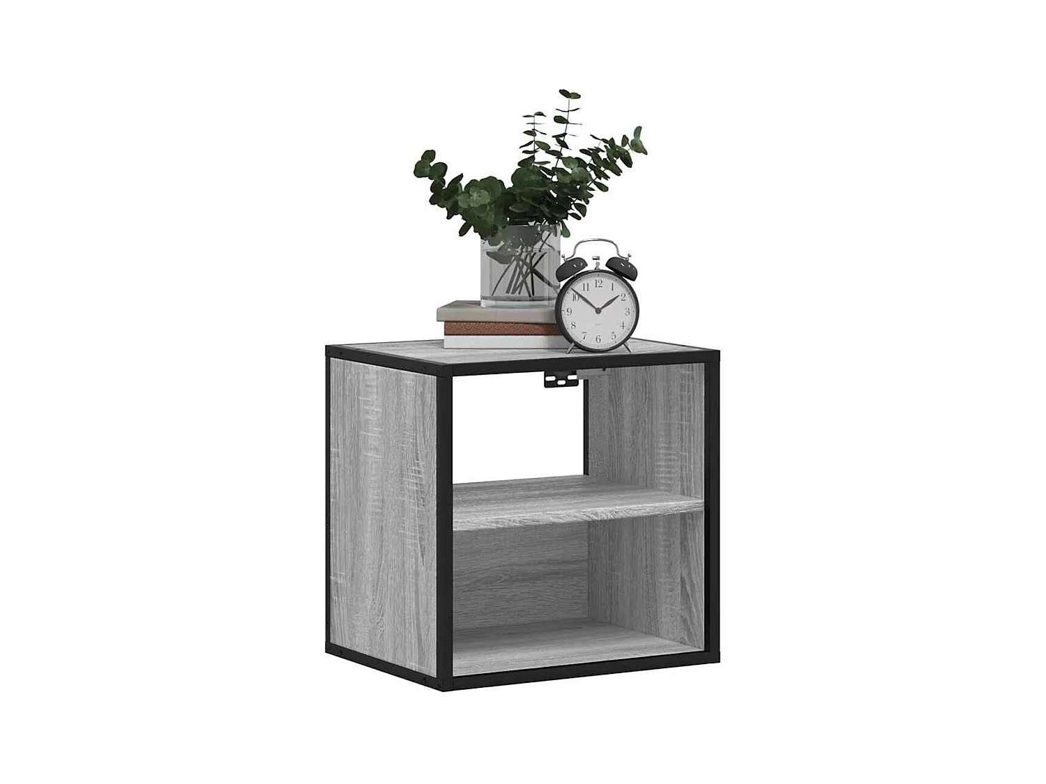 Tables de chevet murales 2 pcs sonoma gris 40x31x39,5 cm