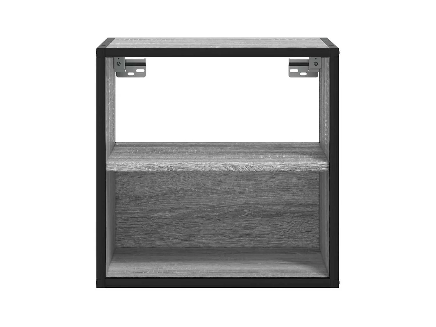 Tables de chevet murales 2 pcs sonoma gris 40x31x39,5 cm