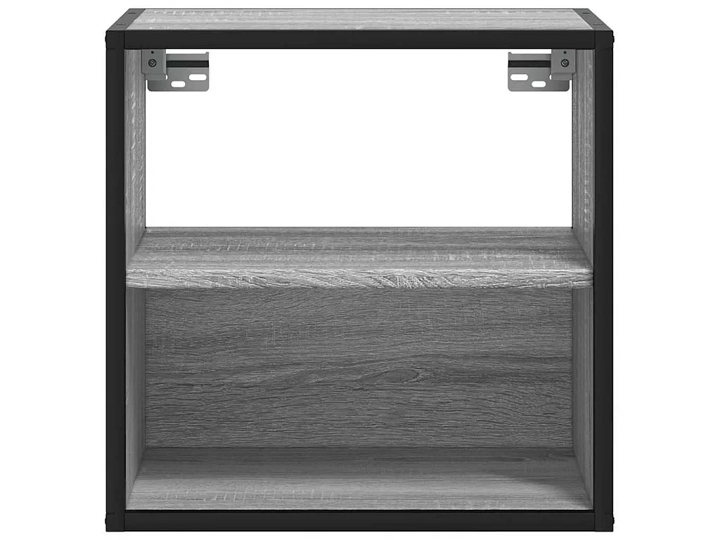 Tables de chevet murales 2 pcs sonoma gris 40x31x39,5 cm