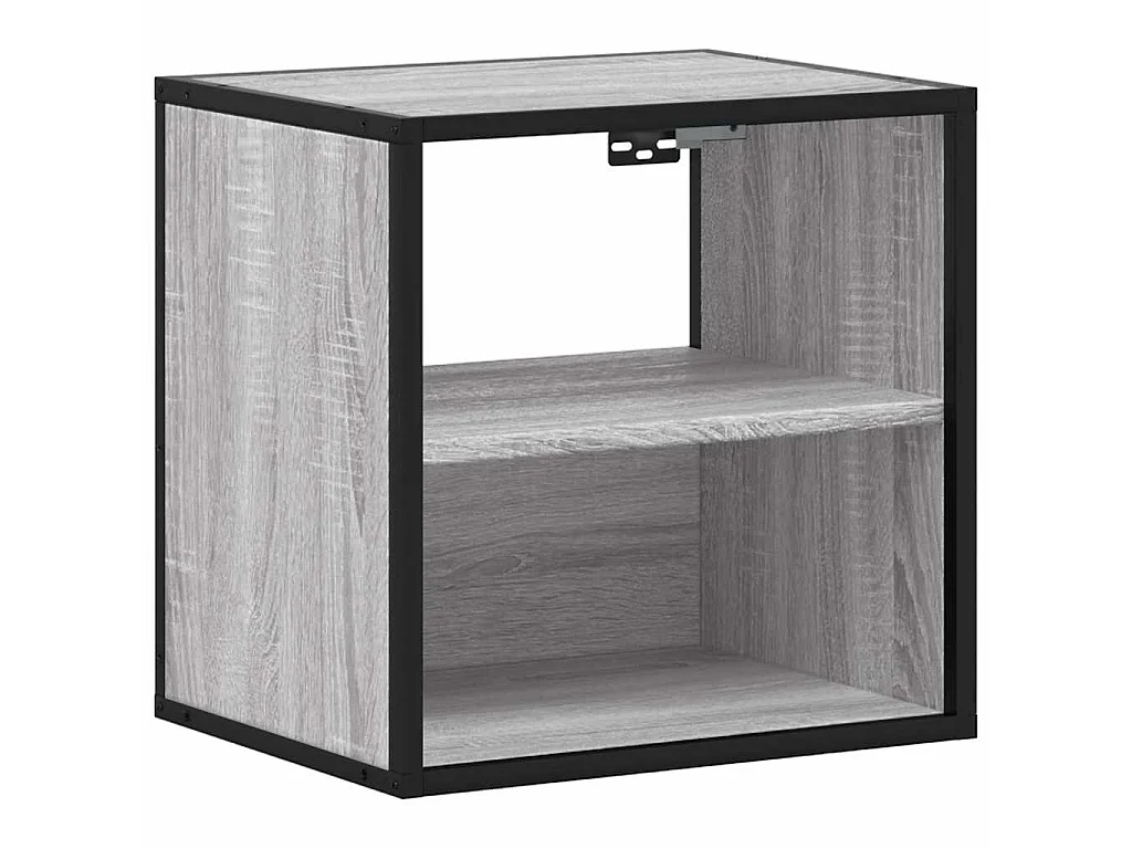 Tables de chevet murales 2 pcs sonoma gris 40x31x39,5 cm