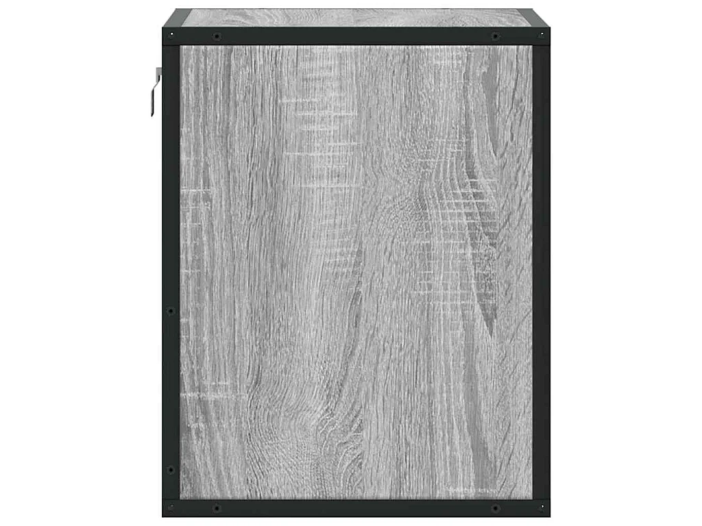 Tables de chevet murales 2 pcs sonoma gris 40x31x39,5 cm