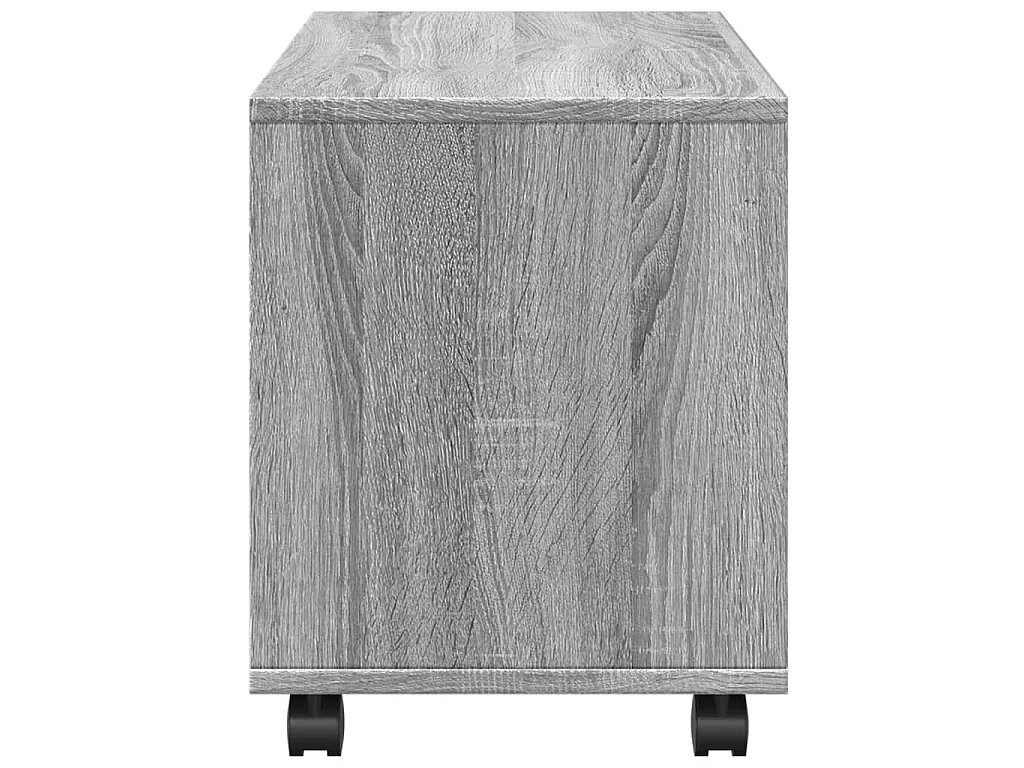 Armoire roulante sonoma gris 72x33x42,5 cm bois d'ingénierie