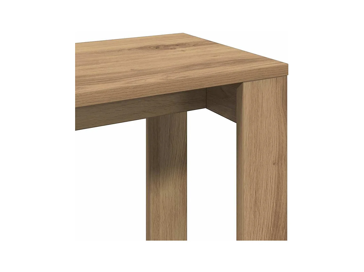 Tables gigognes 3 pcs chêne artisanal bois d'ingénierie