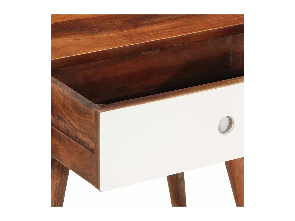 Table d'appoint 45x30x45 cm bois massif d'acacia