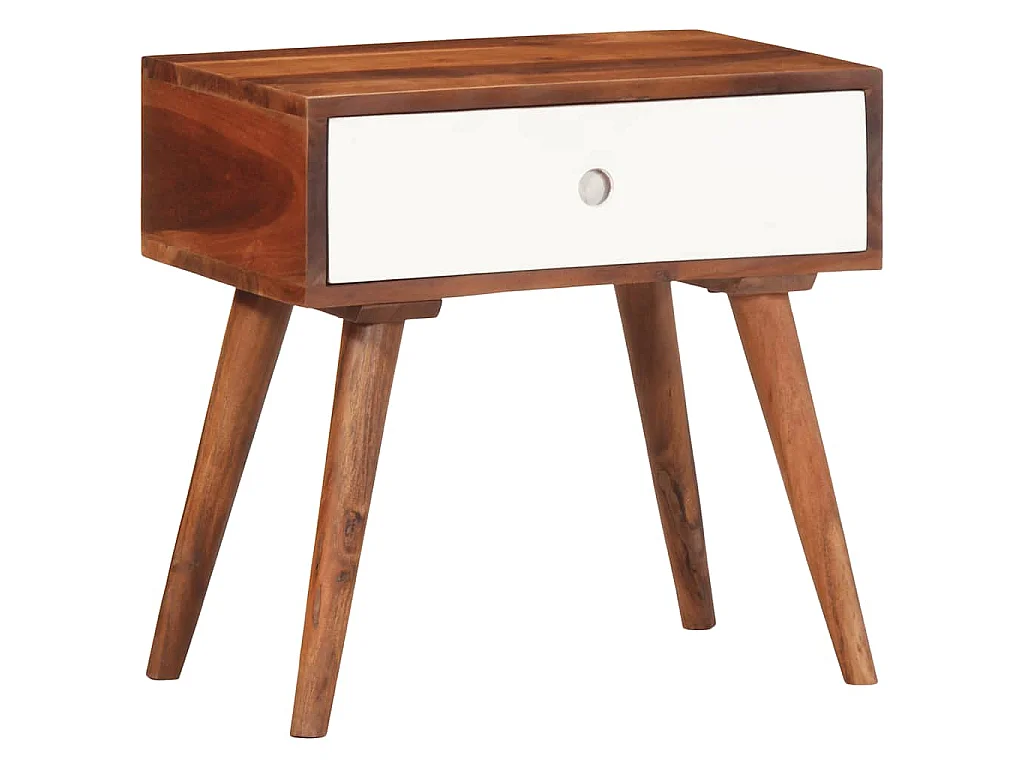 Tavolino 45x30x45 cm in Legno Massello di Acacia