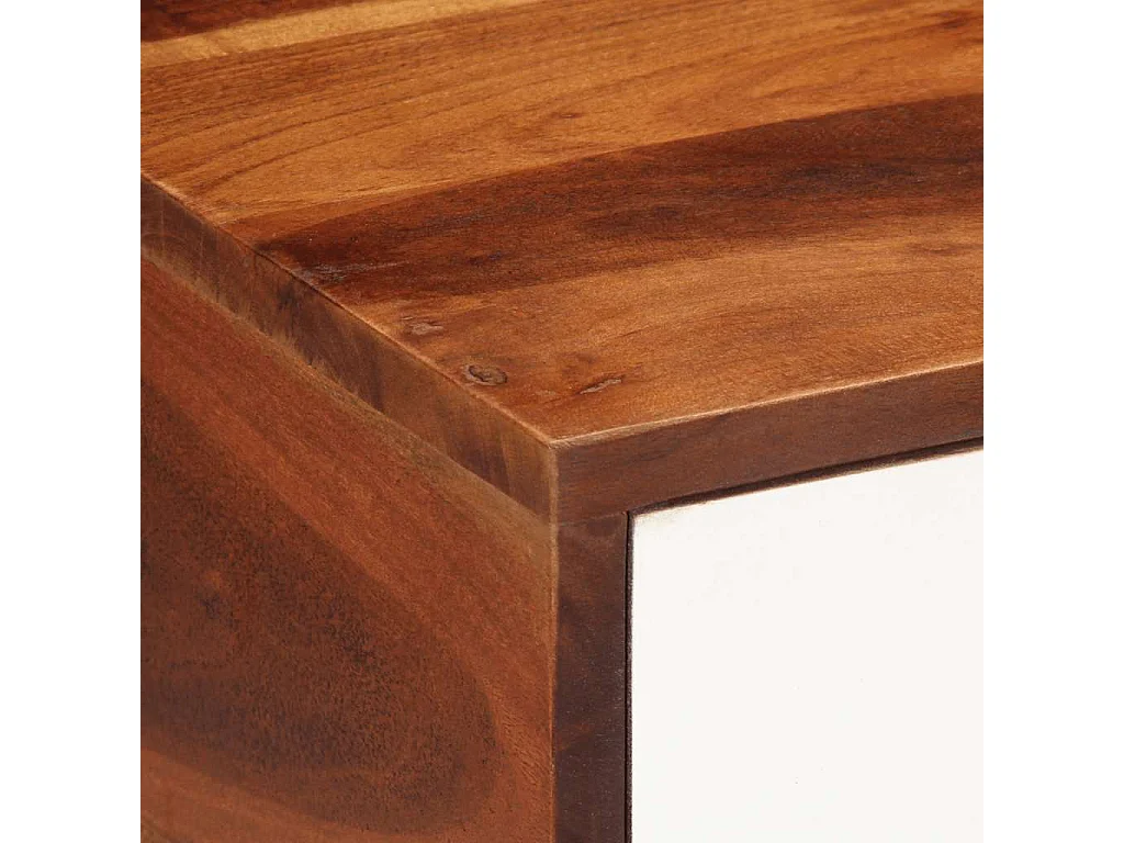 Tavolino 45x30x45 cm in Legno Massello di Acacia