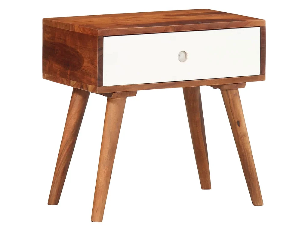 Table d'appoint 45x30x45 cm bois massif d'acacia