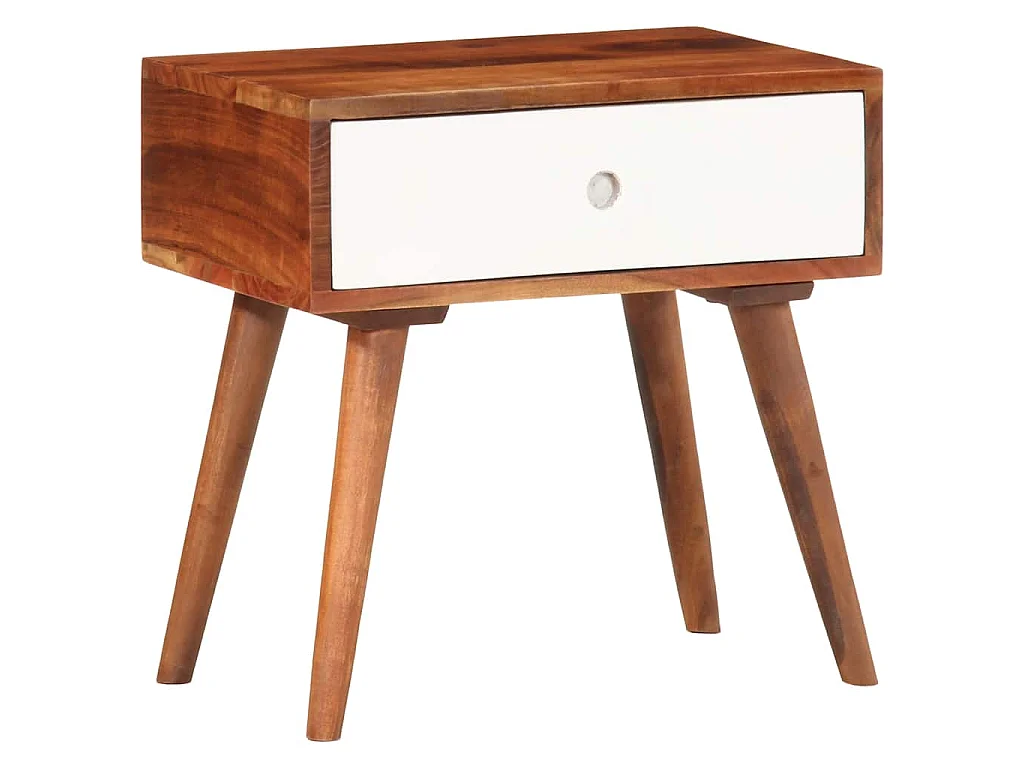 Table d'appoint 45x30x45 cm bois massif d'acacia