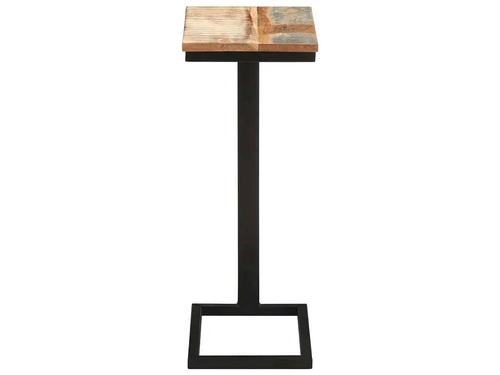 Mesas de apoio 2 pcs 31,5x24,5x64,5cm madeira recuperada maciça