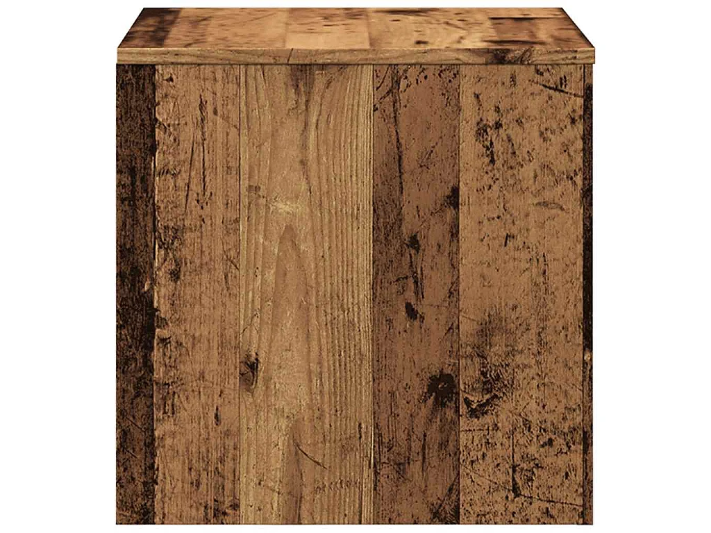 Tables d'appoint 3 pcs vieux bois bois d'ingénierie