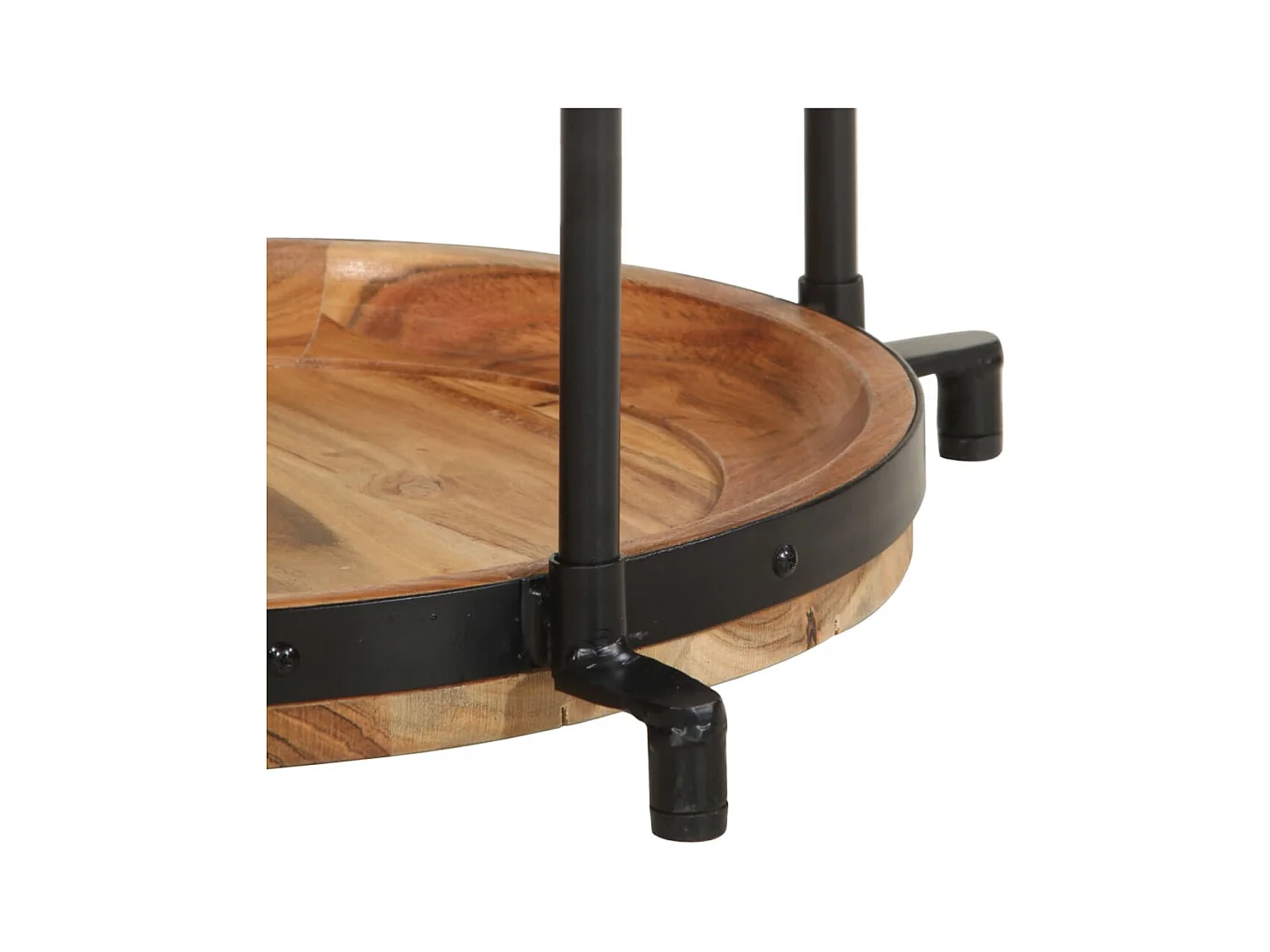 Table d'appoint Ø55x83 cm bois massif d'acacia