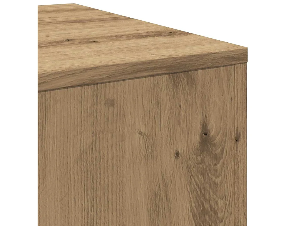 Tavolini 3 pz Rovere Artigianale in Legno Multistrato