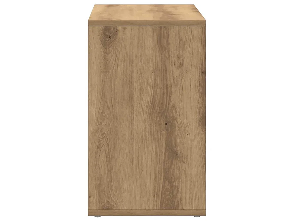 Tavolini Impilabili 3 pz Rovere Artigianale Legno Multistrato