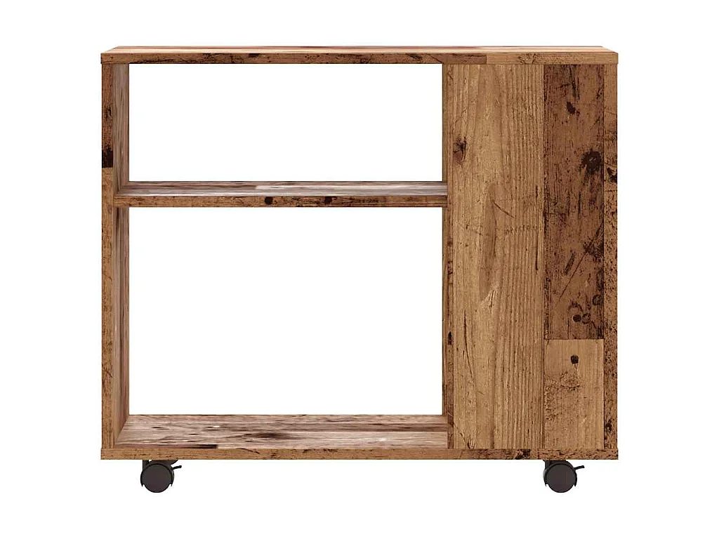 Tavolino Salotto Legno Antico 70x35x60,5 cm in Legno Multistrato