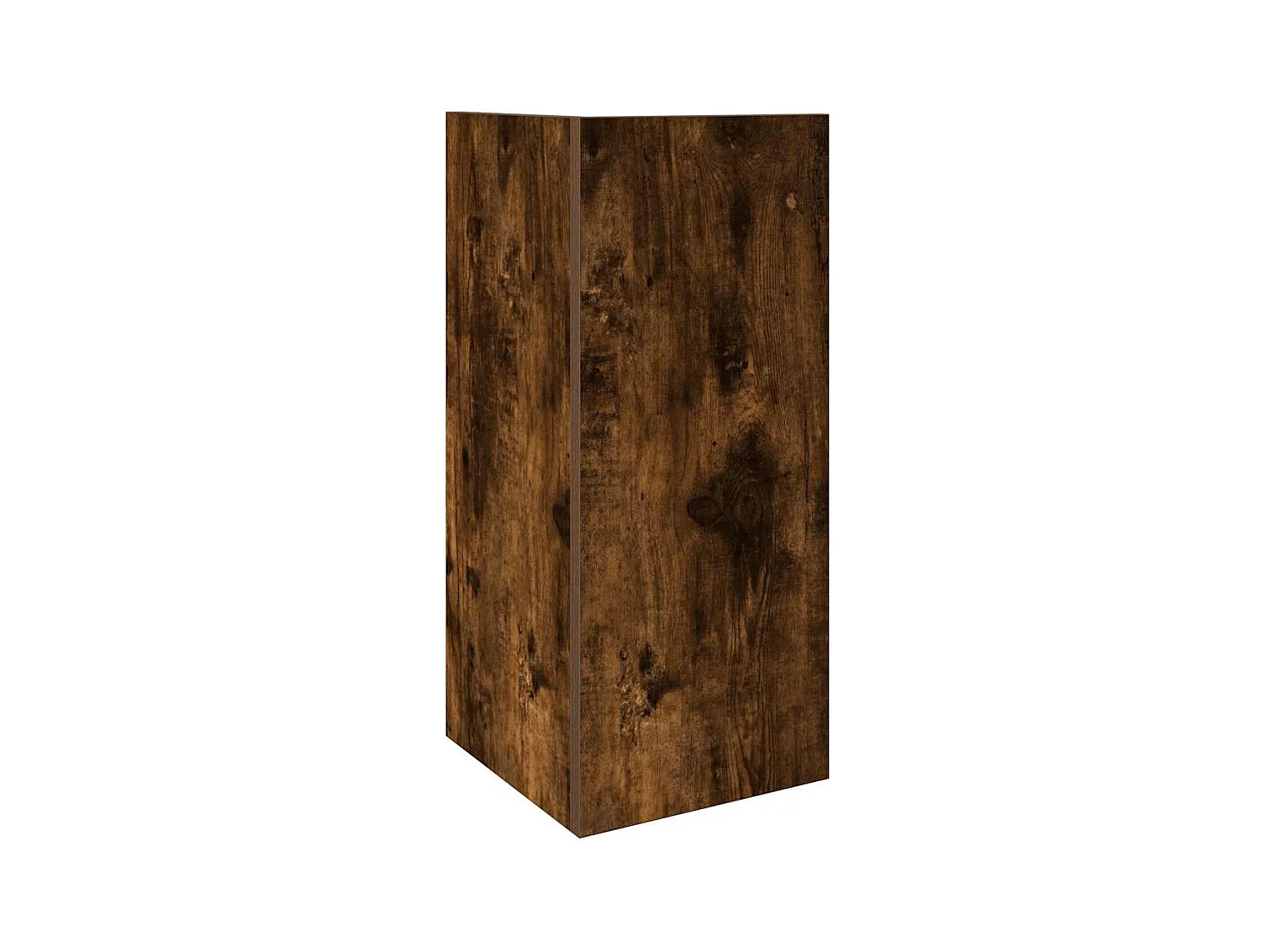 Tables d'appoint 2 pcs avec étagère chêne fumé 25,5x27x60 cm