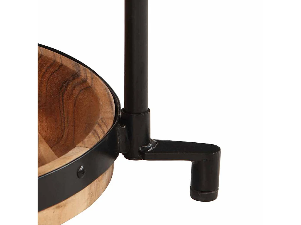 Bijzettafel Ø55x60 cm massief acaciahout