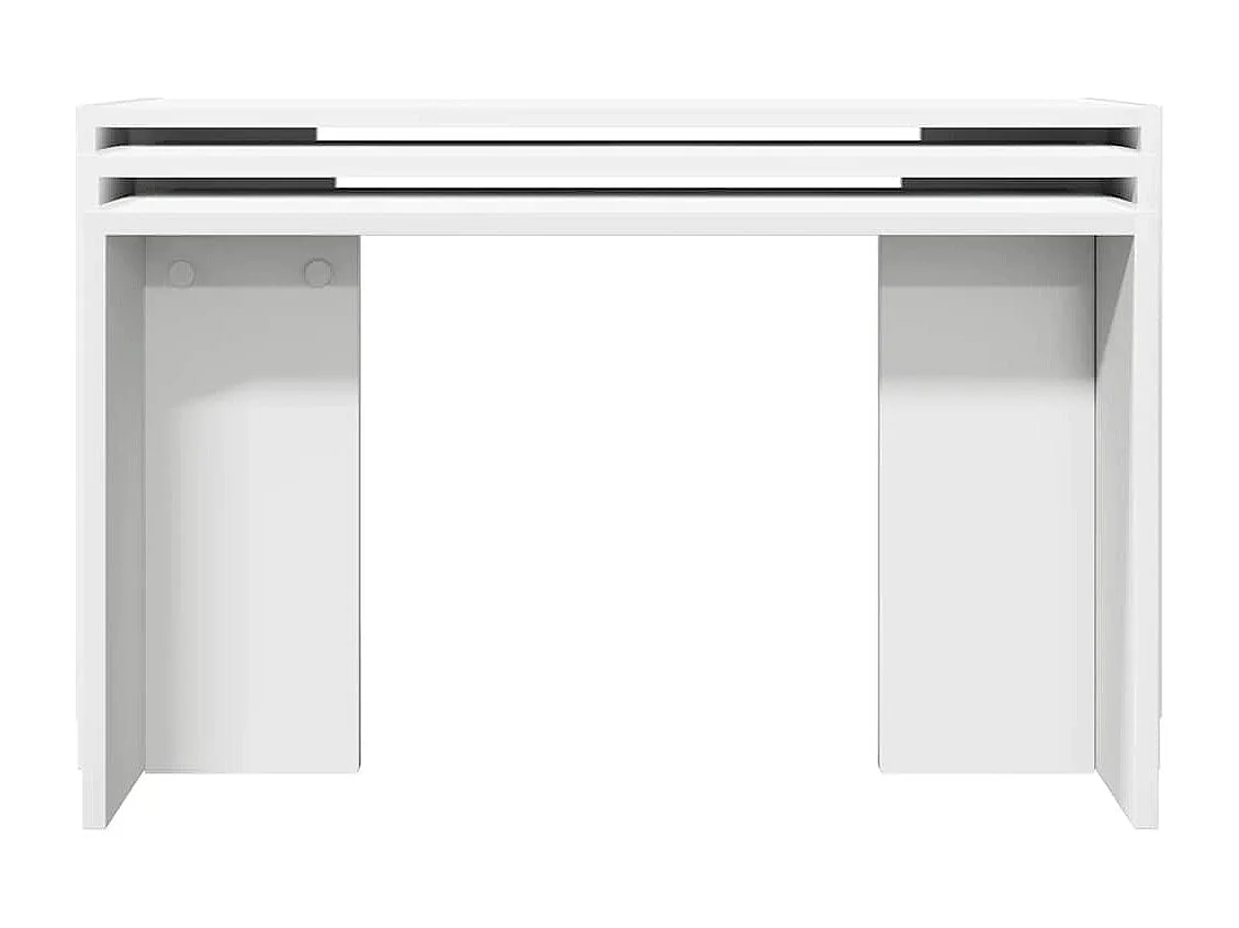 Tables gigognes 3 pcs blanc bois d'ingénierie