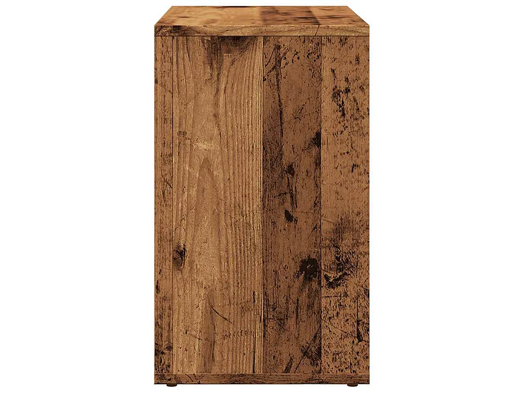 3-delige Tafeltjesset bewerkt hout oud houtkleurig