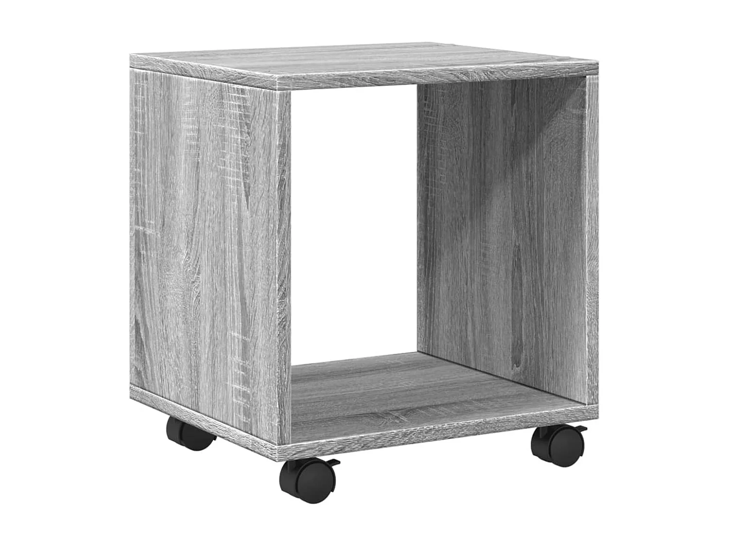 Armoire roulante sonoma gris 37x33x42,5 cm bois d'ingénierie