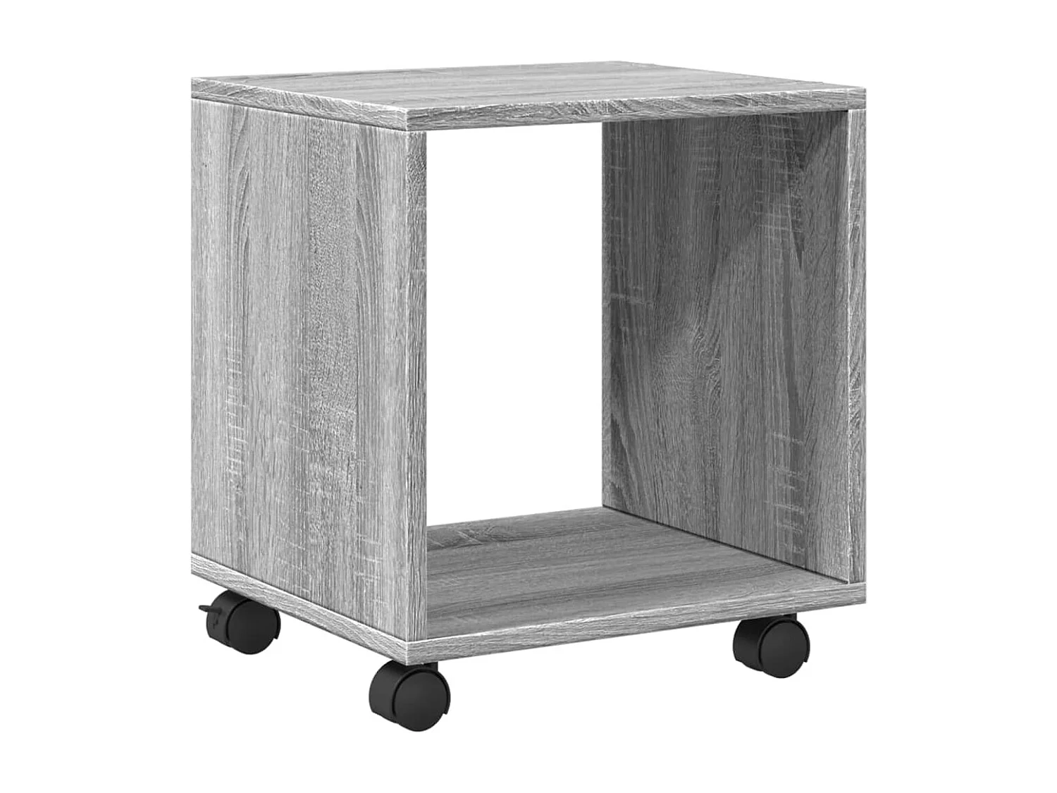 Armoire roulante sonoma gris 37x33x42,5 cm bois d'ingénierie