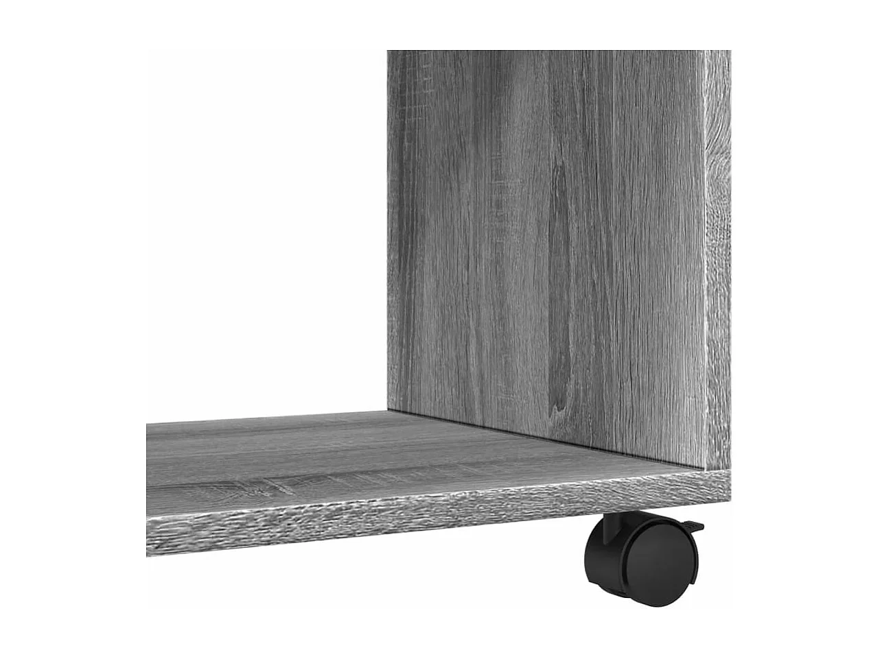 Armoire roulante sonoma gris 37x33x42,5 cm bois d'ingénierie