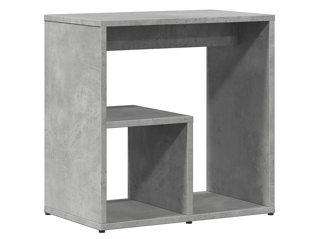 Tavolini 2pz Grigio Cemento 50x30x50 cm in Legno Multistrato