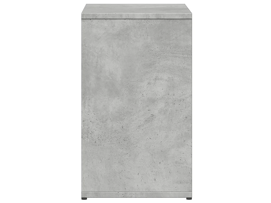 Tavolini 2pz Grigio Cemento 50x30x50 cm in Legno Multistrato