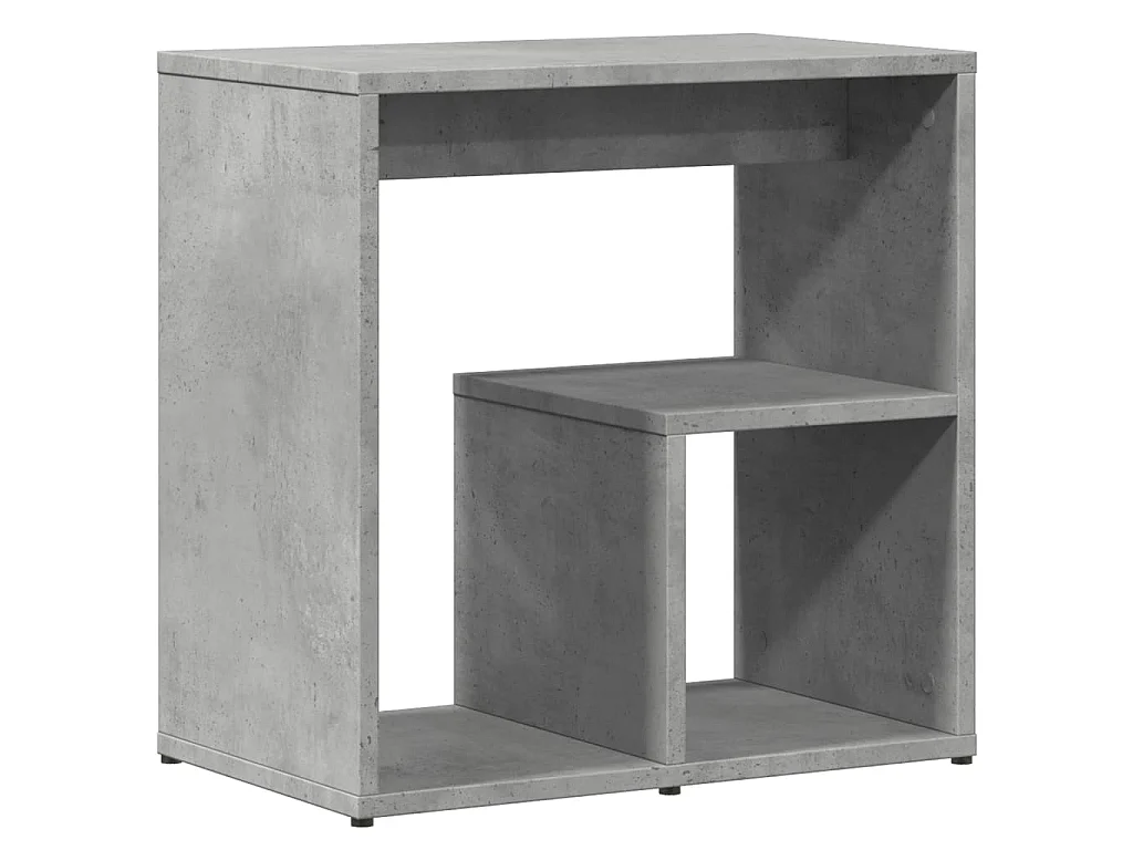 Tavolini 2pz Grigio Cemento 50x30x50 cm in Legno Multistrato