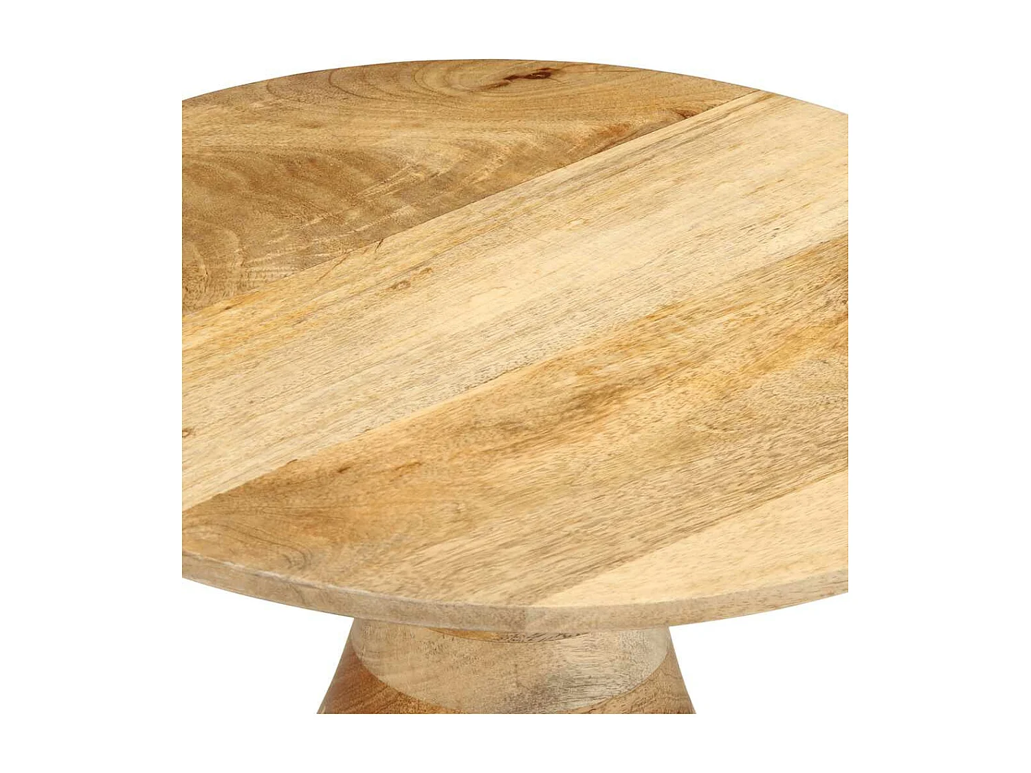 Table d'appoint Ø40x40 cm bois de manguier massif