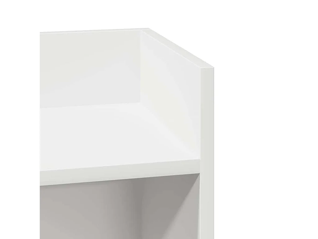 Table d'appoint avec étagère noir 25,5x27x60 cm