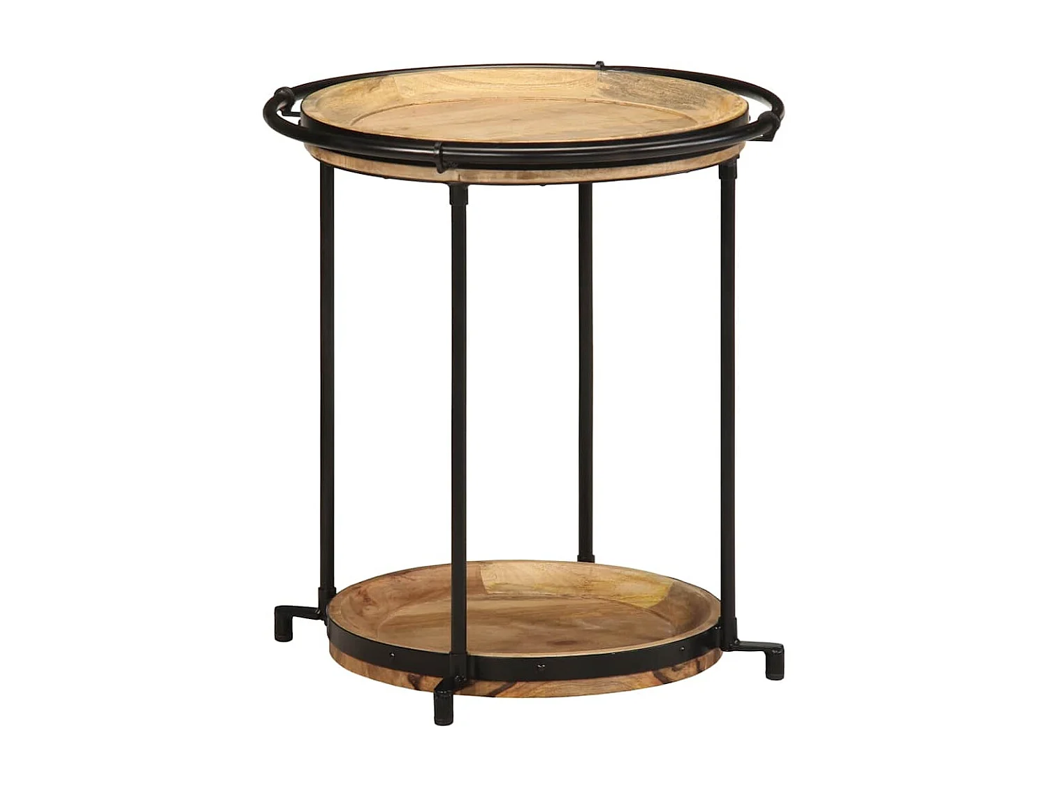 Beistelltisch Ø55x60 cm Massivholz Mango