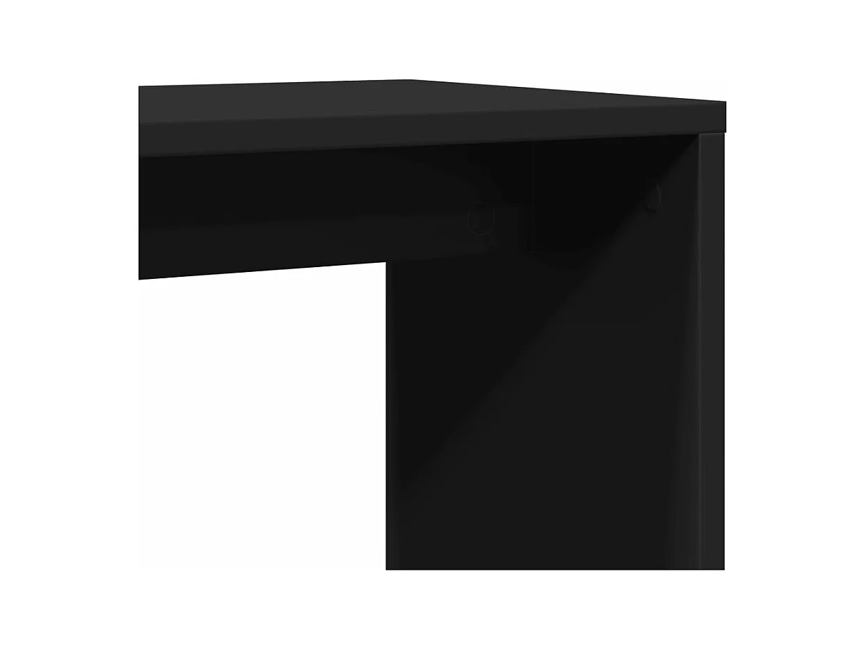 Table d'appoint Noir 50x30x50 cm Bois d'ingénierie