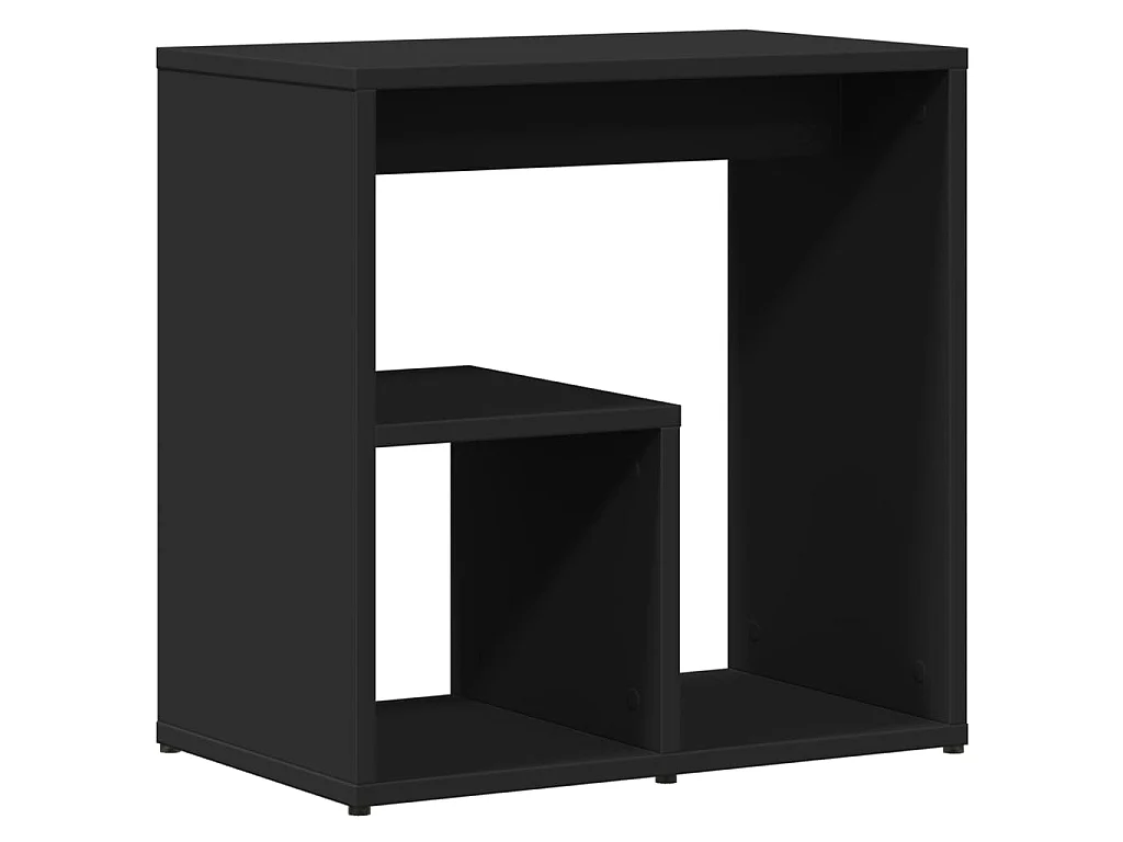 Mesa de apoio 50x30x50 cm contraplacado preto