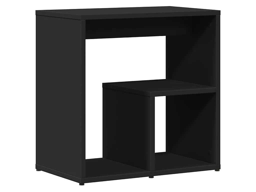 Mesa de apoio 50x30x50 cm contraplacado preto