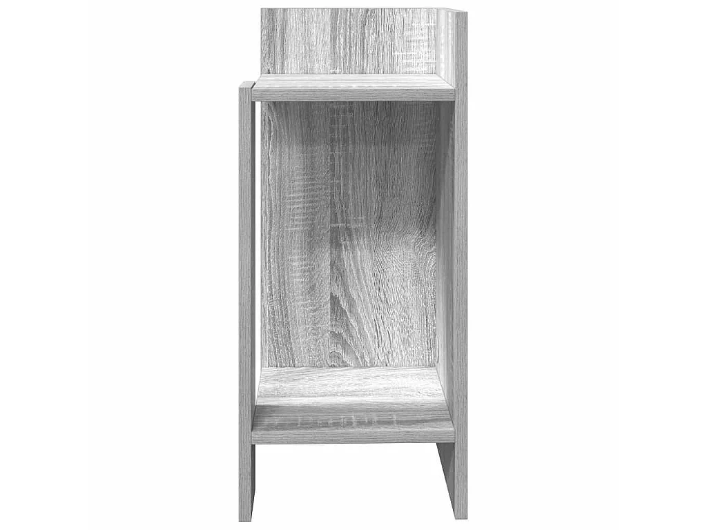 Beistelltisch mit Ablage Grau Sonoma 25,5x27x60 cm