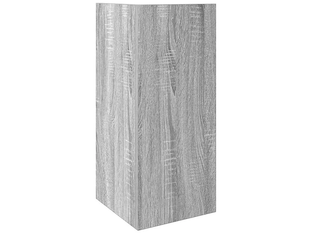 Beistelltisch mit Ablage Grau Sonoma 25,5x27x60 cm