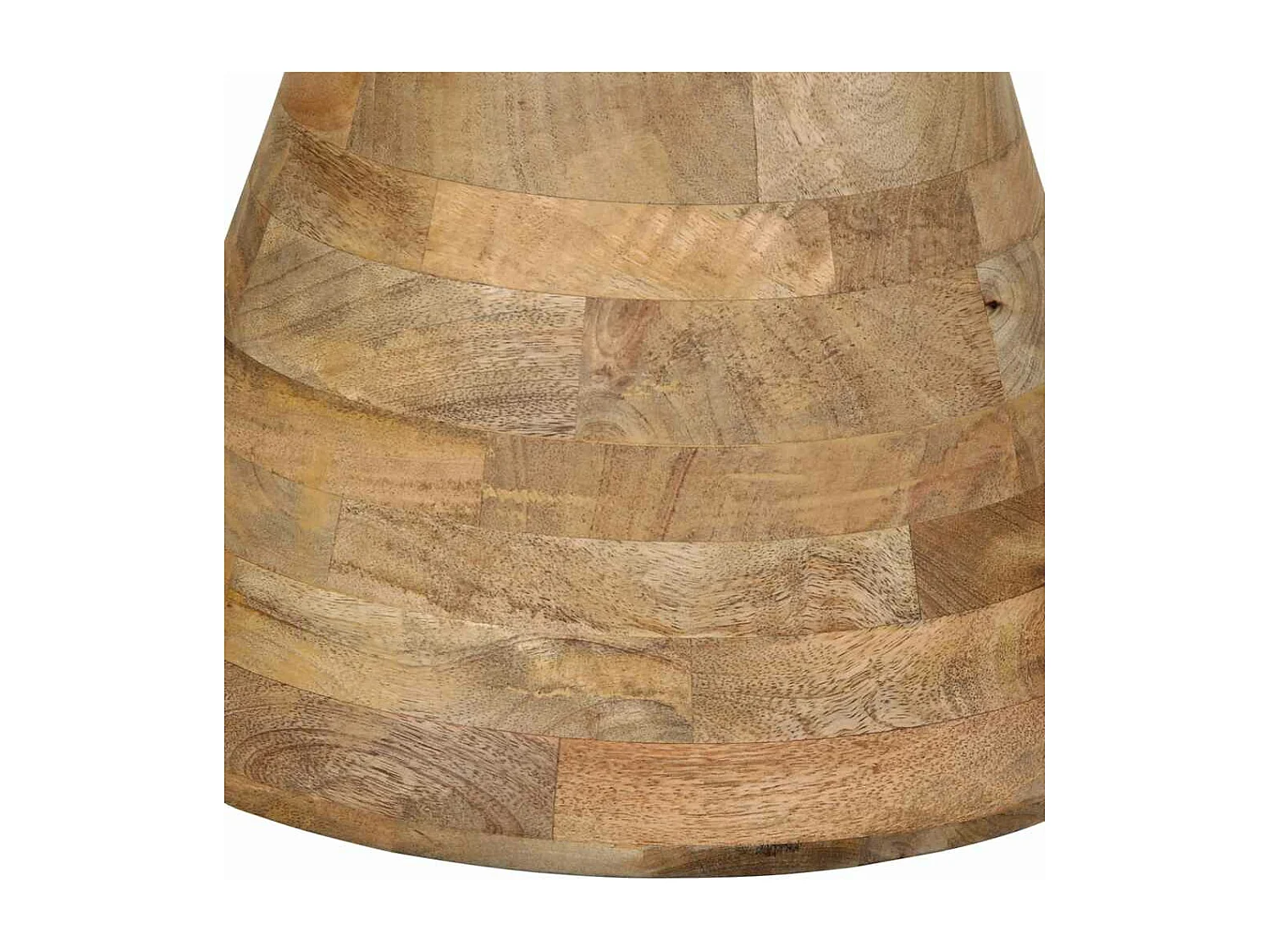 Table d'appoint Ø50x40 cm bois de manguier massif