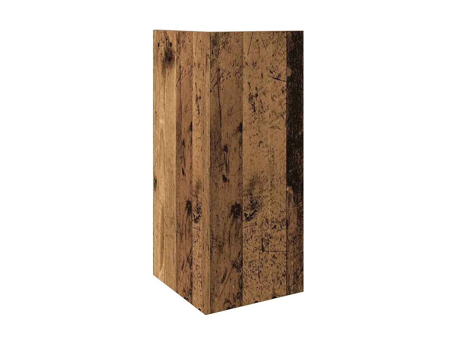 Mesas laterais 2 pcs c/ prateleira 110x50x103cm madeira velha