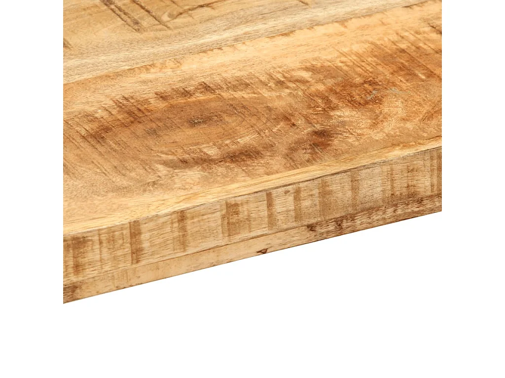 Mesas de apoio encastrar 3 pcs madeira mangueira áspera maciça