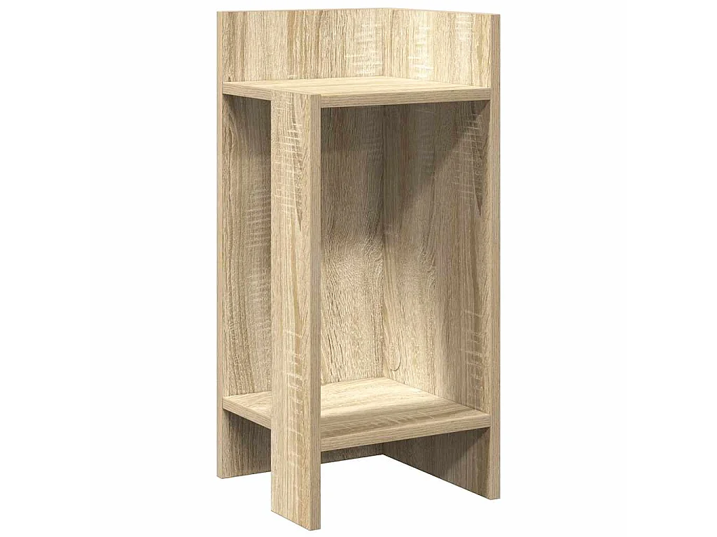 Beistelltisch mit Ablage Sonoma-Eiche 25,5x27x60 cm