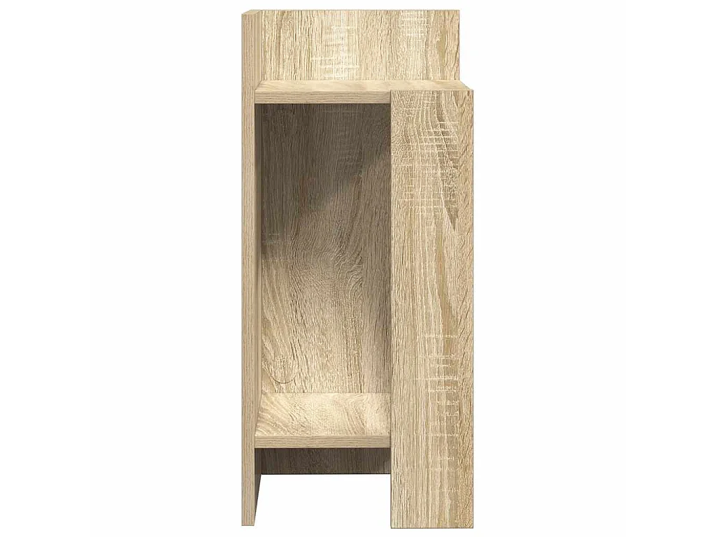 Beistelltisch mit Ablage Sonoma-Eiche 25,5x27x60 cm