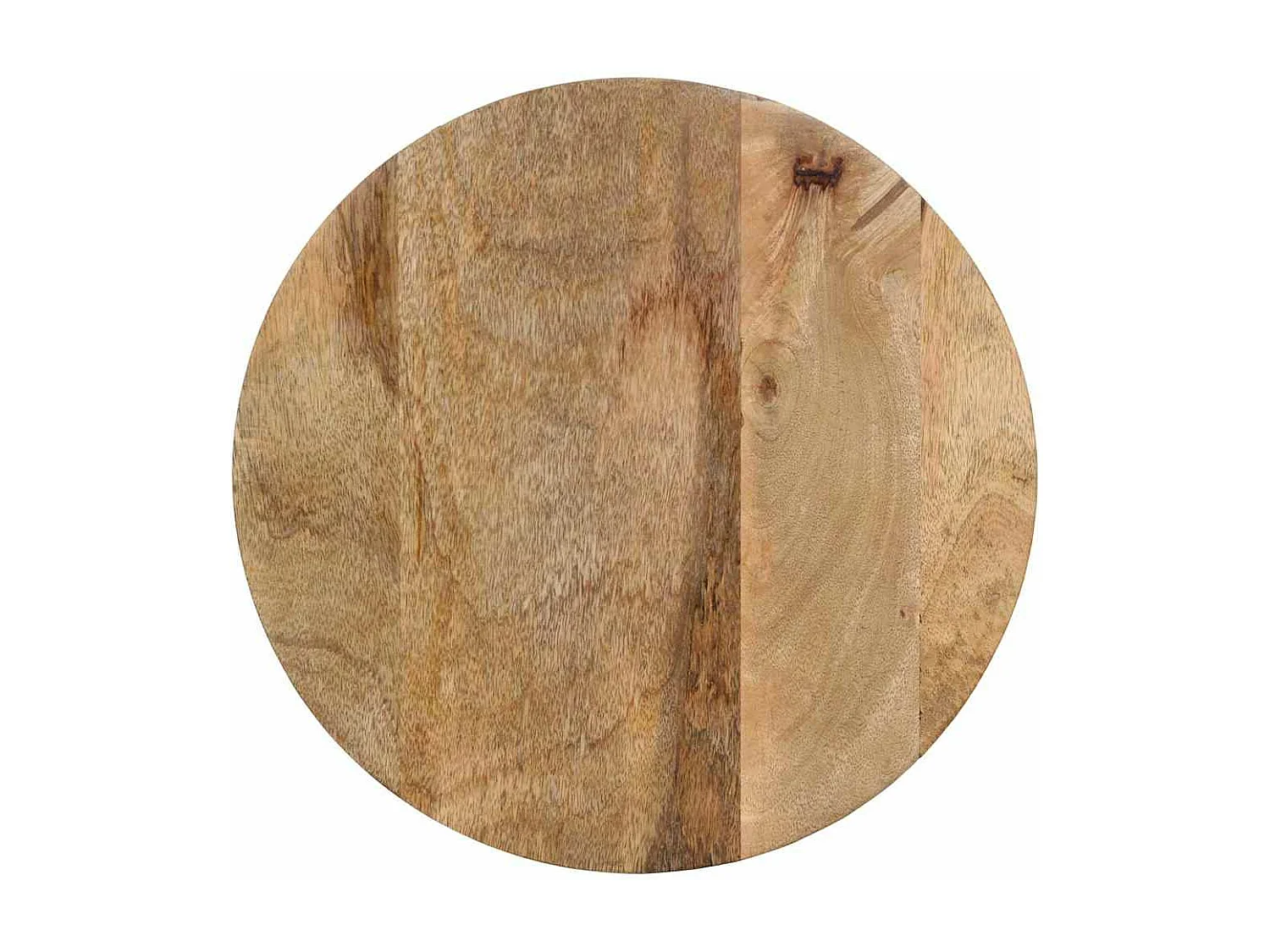 Mesa de apoio preto Ø37x45 cm madeira de mangueira maciça