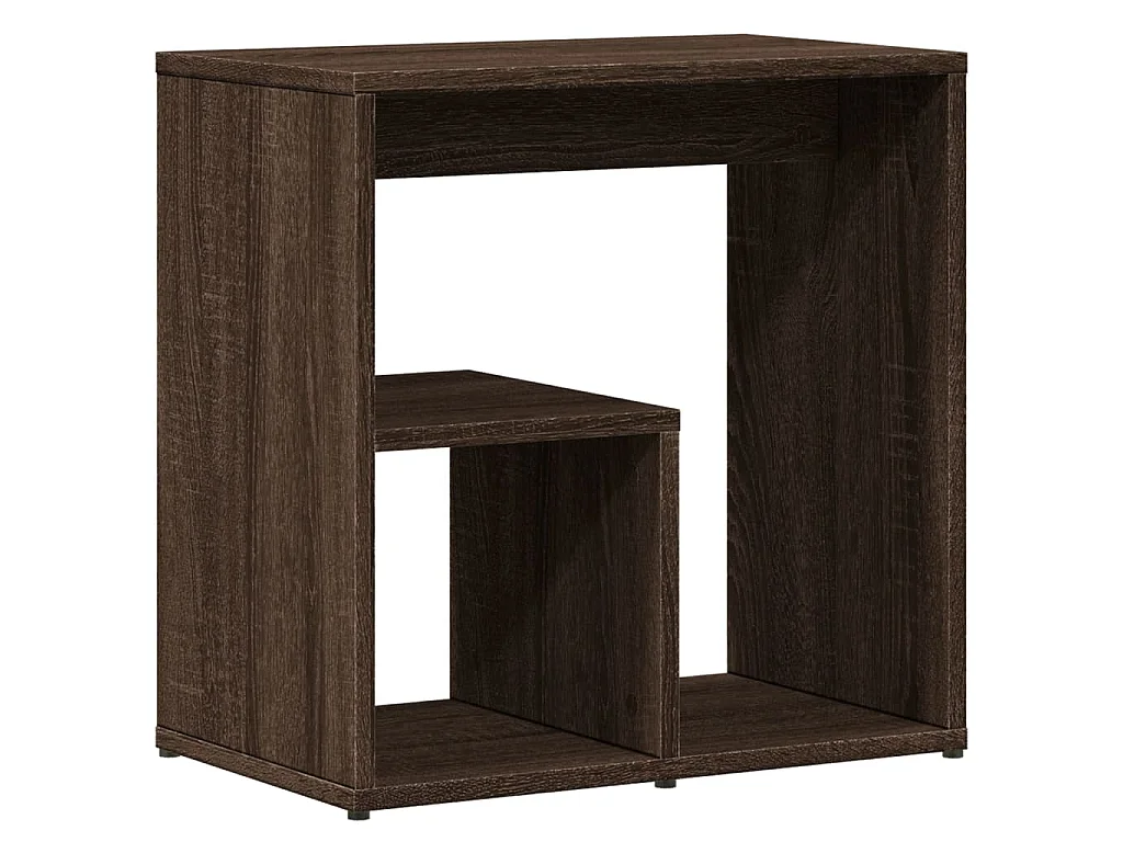 Tables d'appoint 2 pcs chêne marron 50x30x50 cm bois ingénierie