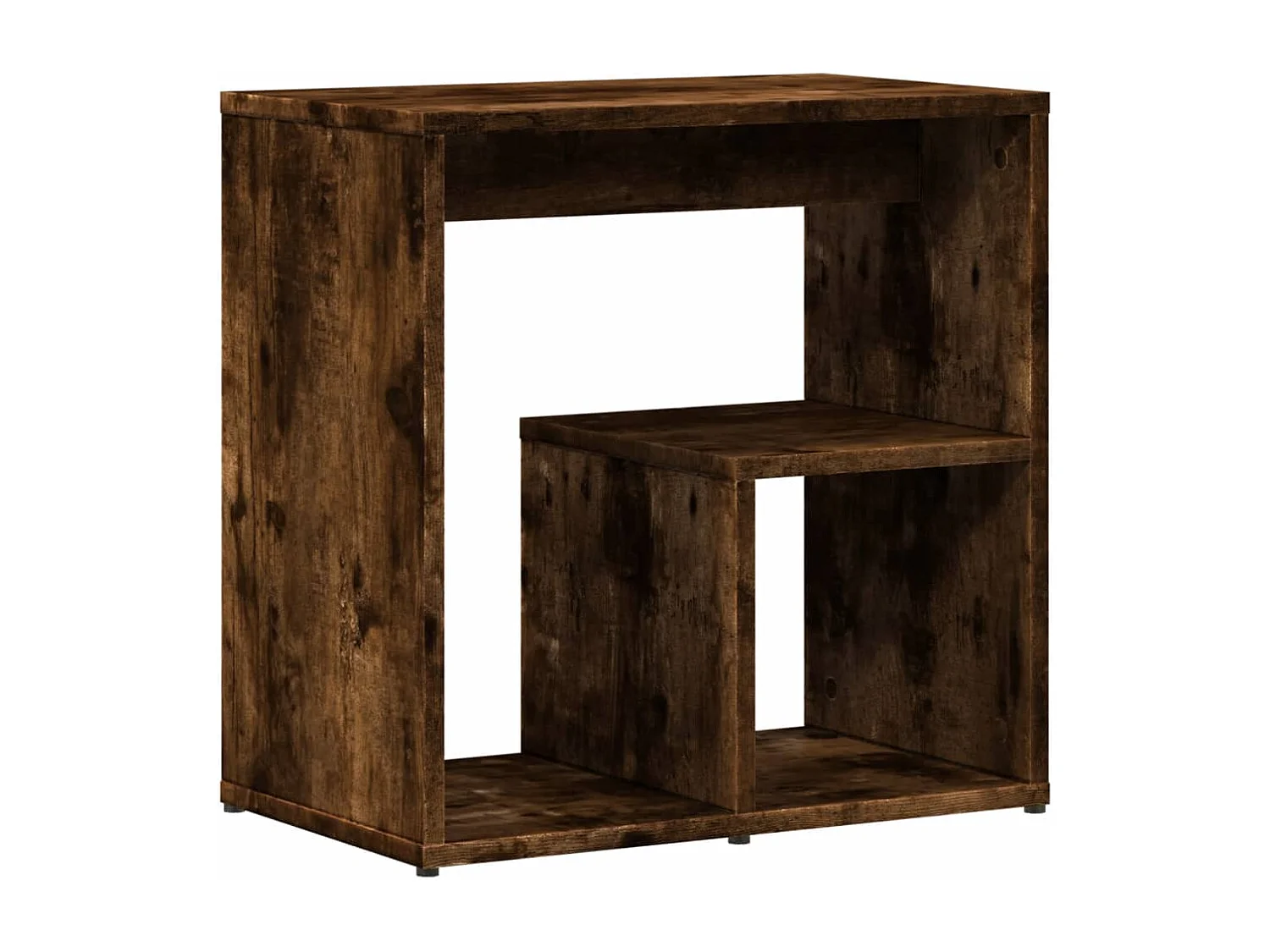 Tables d'appoint 2 pcs chêne fumé 50x30x50 cm bois d'ingénierie