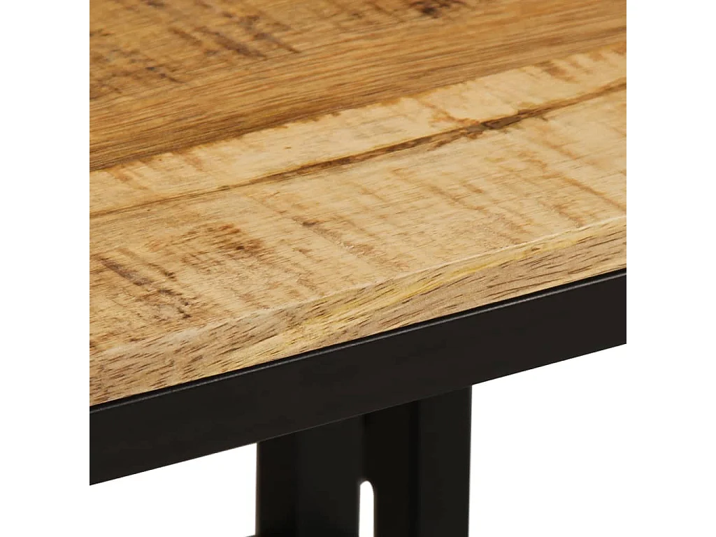 Beistelltische Satztische 3 Stk. Raues Massivholz Mango