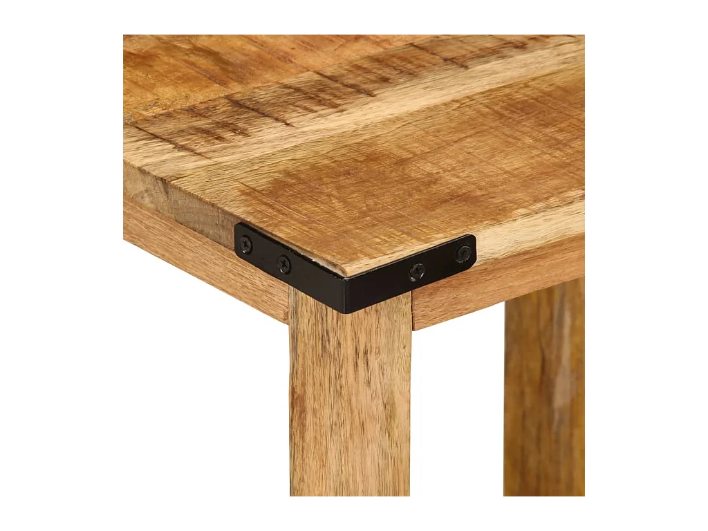 Beistelltische Satztische 3 Stk. Raues Massivholz Mango