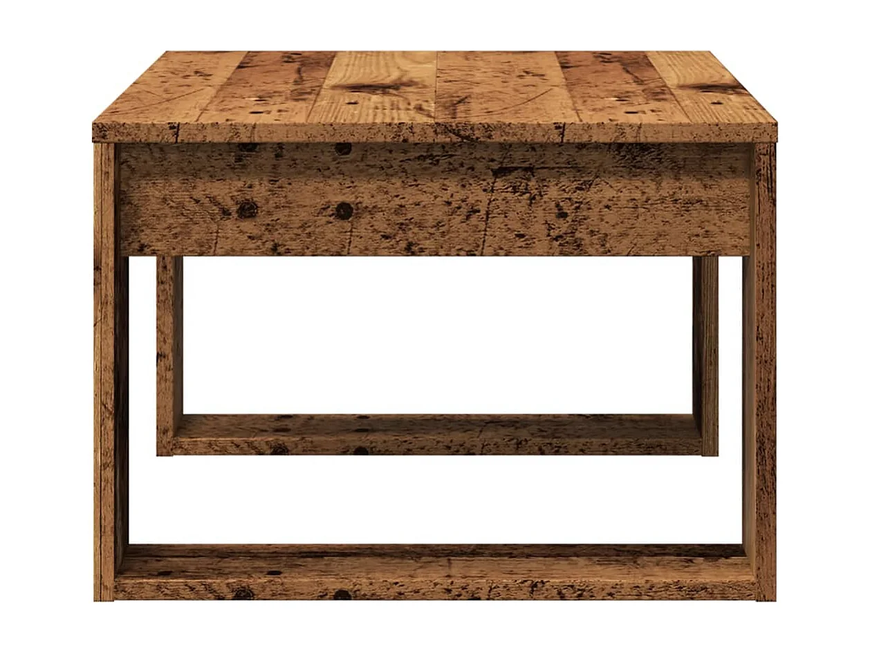 Beistelltisch Altholz-Optik 50x50x35 cm Holzwerkstoff