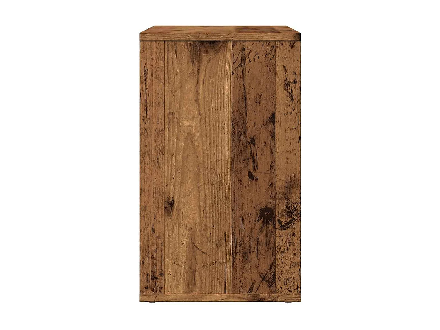 Table d'appoint vieux bois 50x30x50 cm bois d'ingénierie