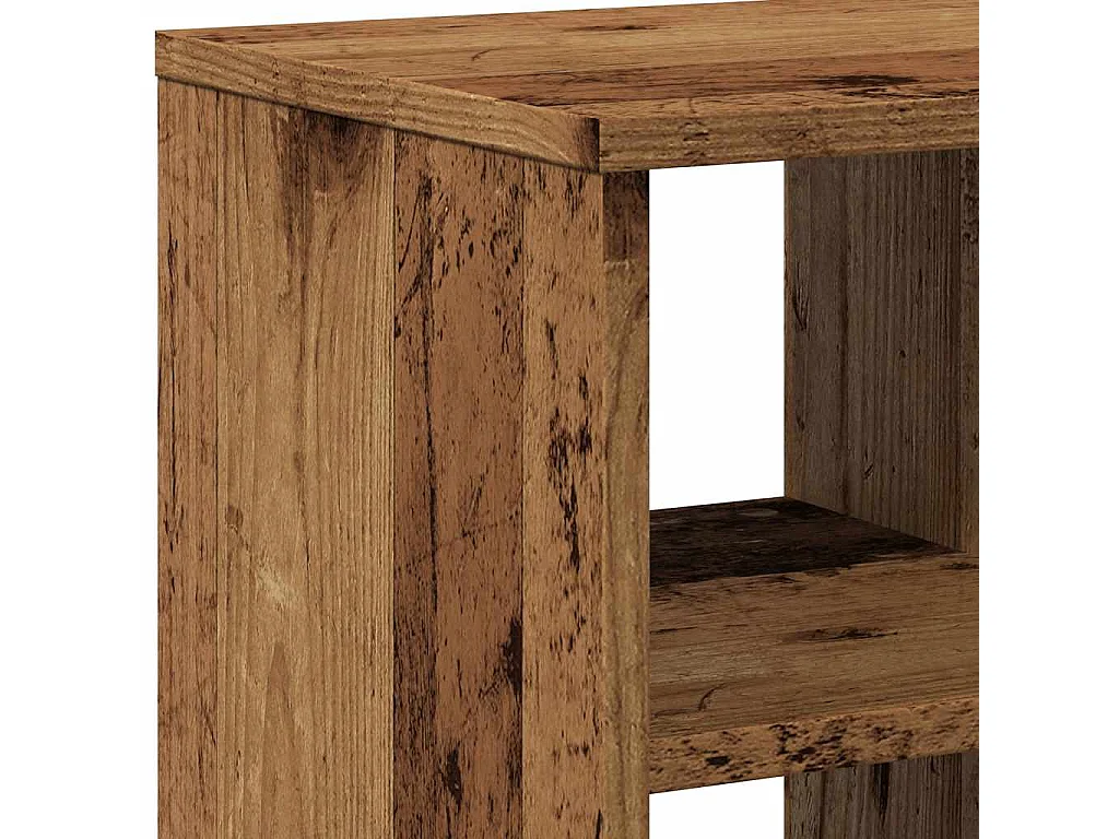 Beistelltisch Altholz-Optik 50x30x50 cm Holzwerkstoff