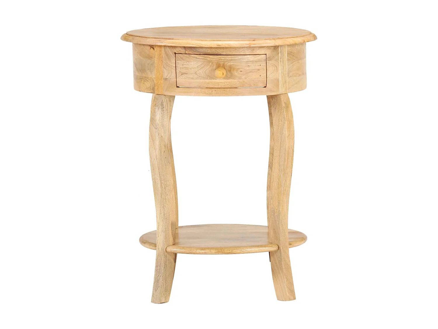Table d'appoint 37x37x61 cm Bois de manguier massif
